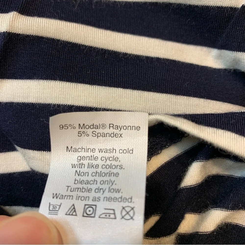 J. Crew Striped Modal, Spandex Maxi Skirt- Sz XS - Picture 6 of 10